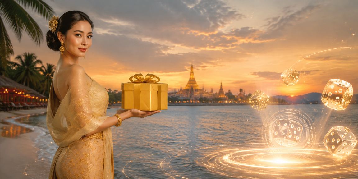 ငပလီကမ်းပါး Dice ဖဲကစား ပွဲ ညနေခင်းပြင်ပကြည့်ရှု